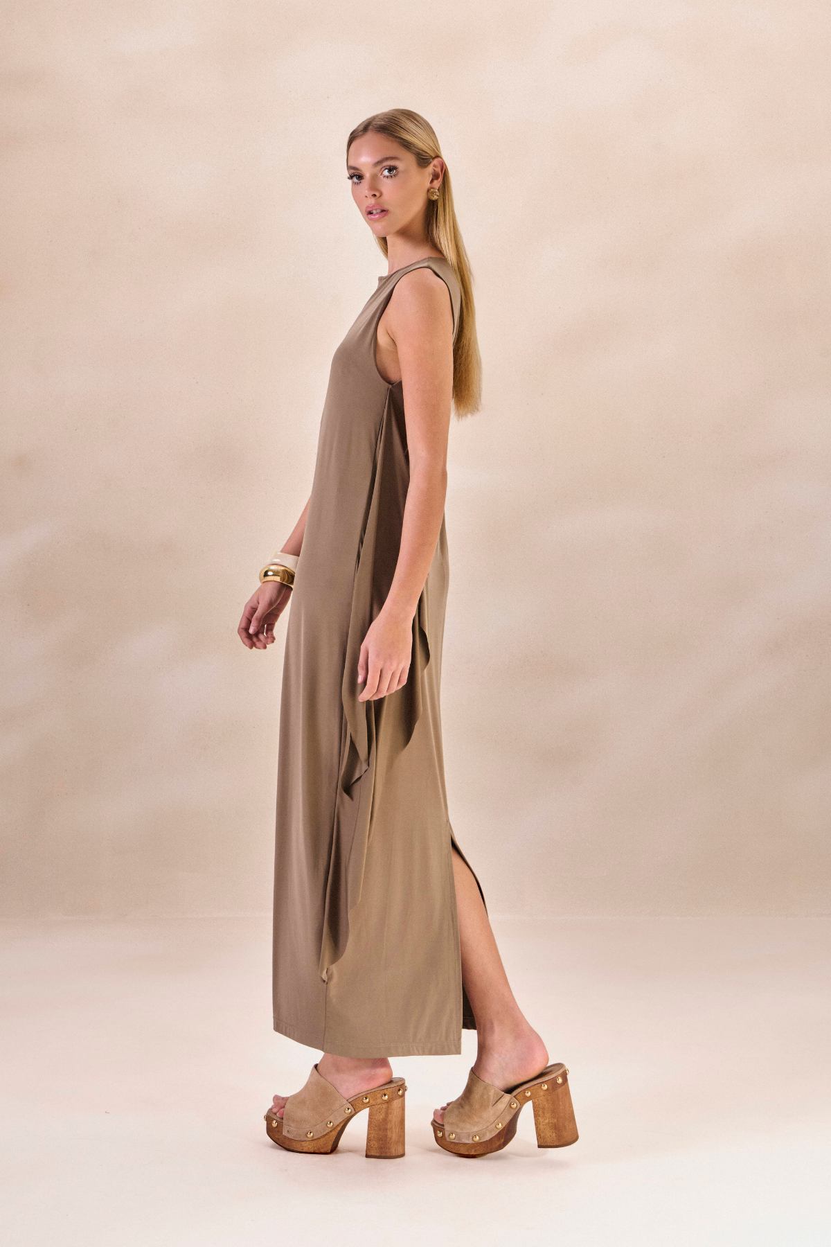 Vestido Sobreposição Melanie Verde