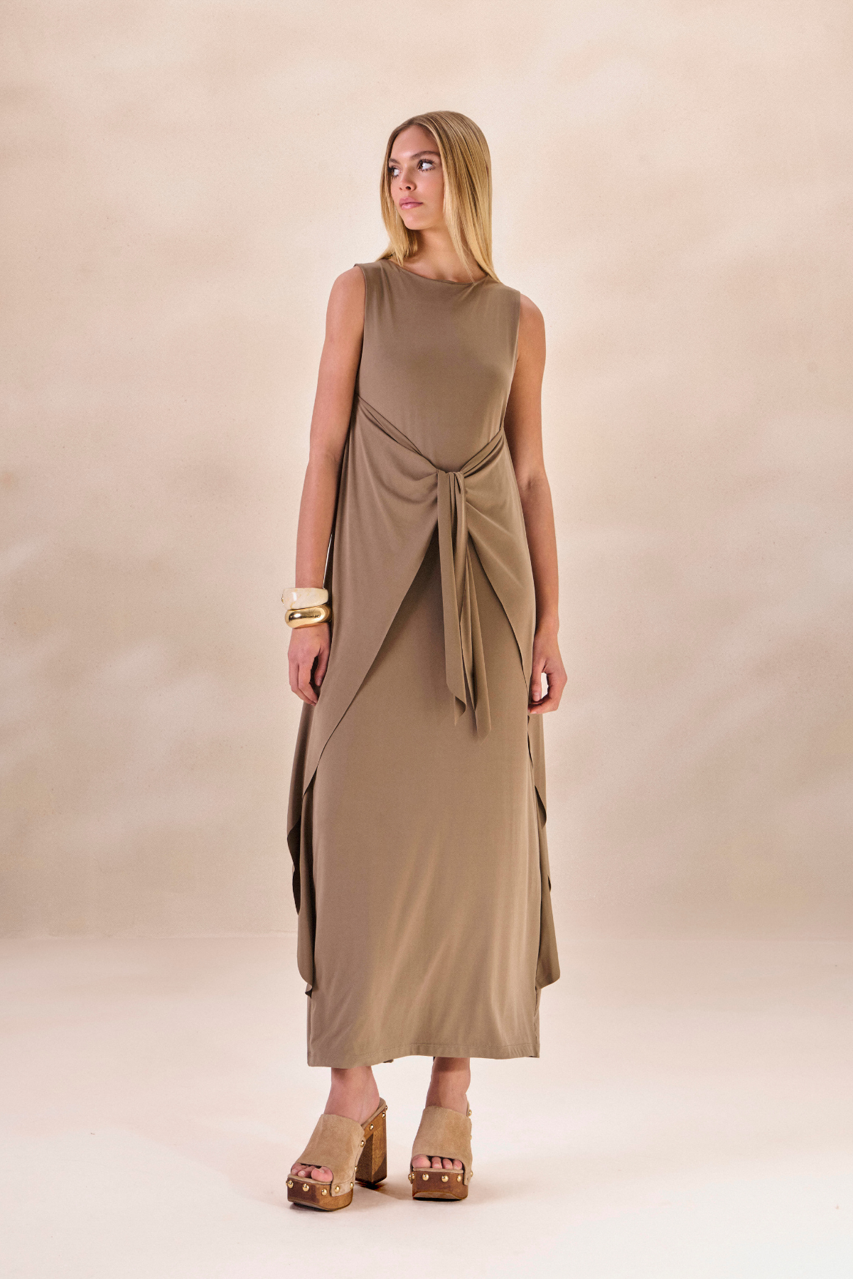 Vestido Sobreposição Melanie Verde