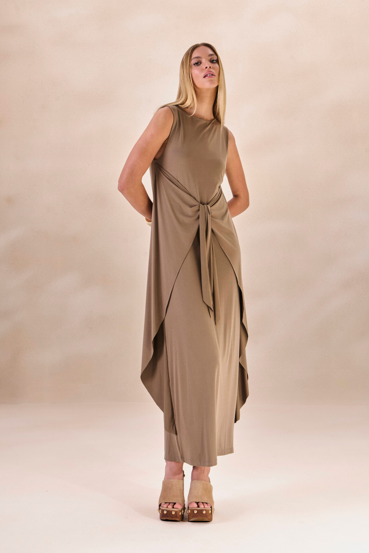 Vestido Sobreposição Melanie Verde