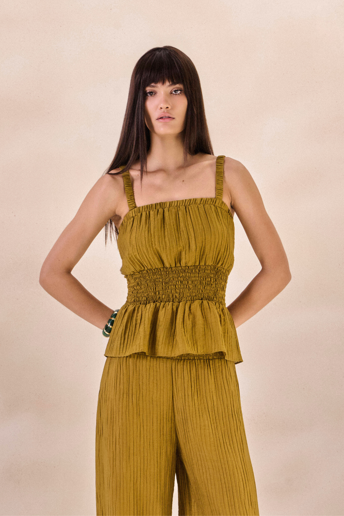 Blusa Lastéx Nadine Verde Alecrim