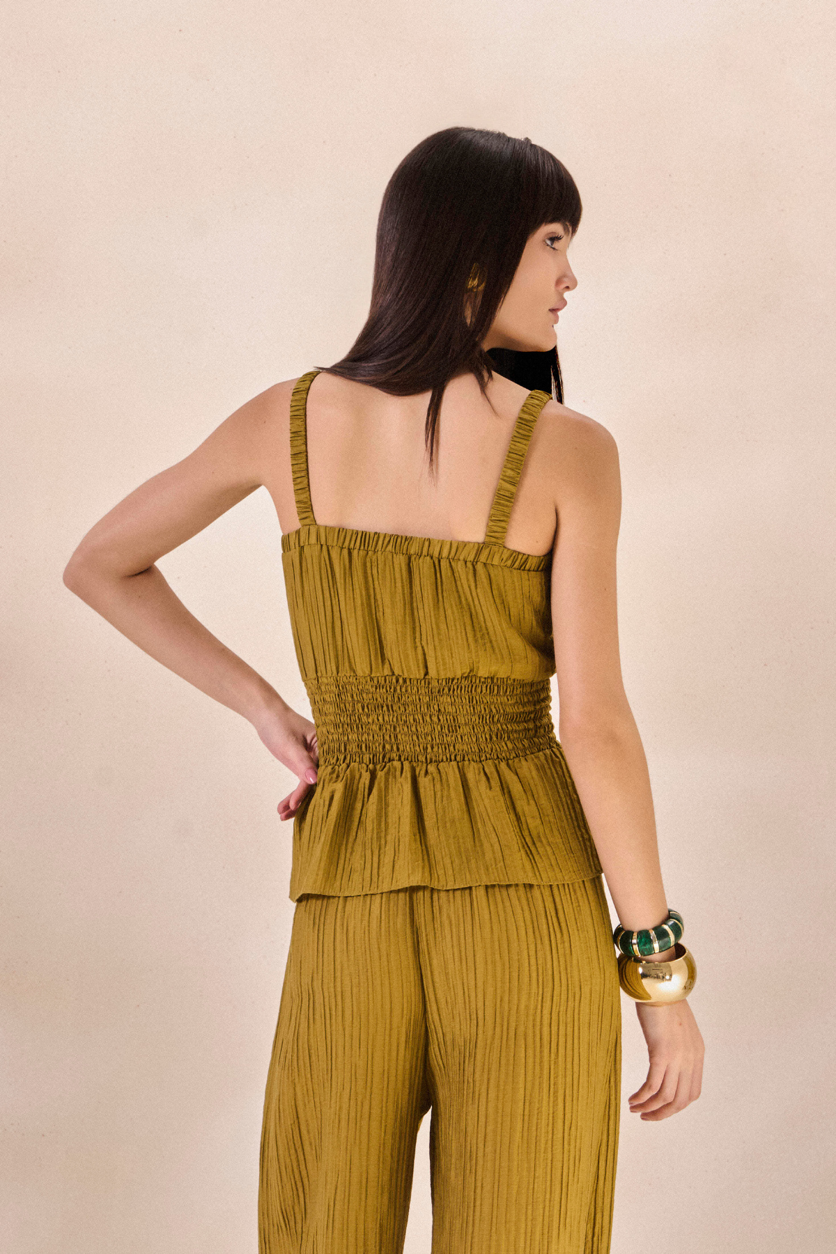 Blusa Lastéx Nadine Verde Alecrim