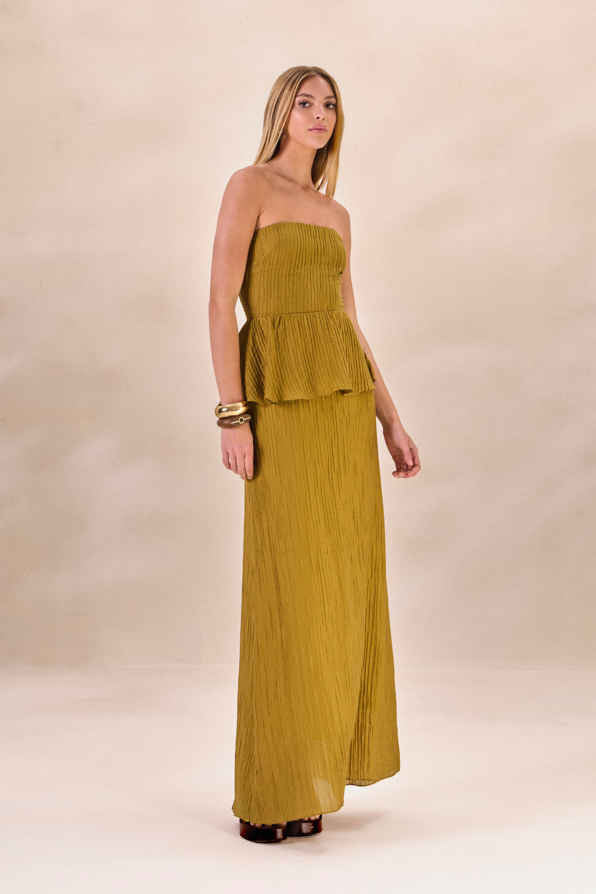 Vestido Lastéx Nadine Verde Alecrim