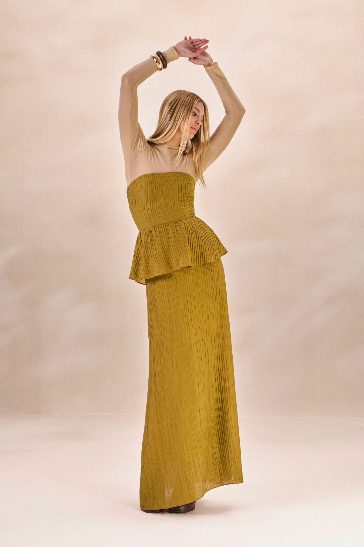 Vestido Lastéx Nadine Verde Alecrim