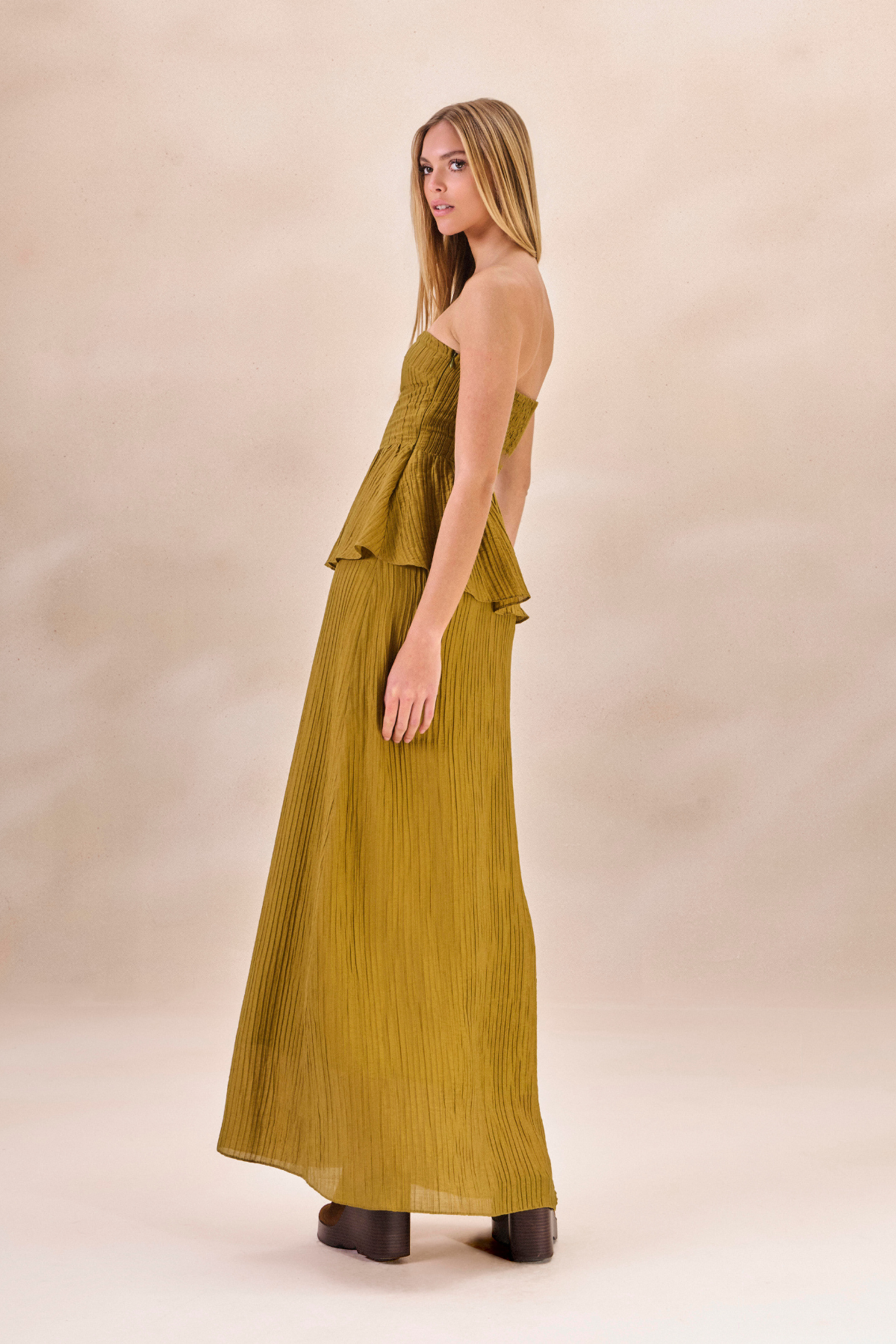 Vestido Lastéx Nadine Verde Alecrim