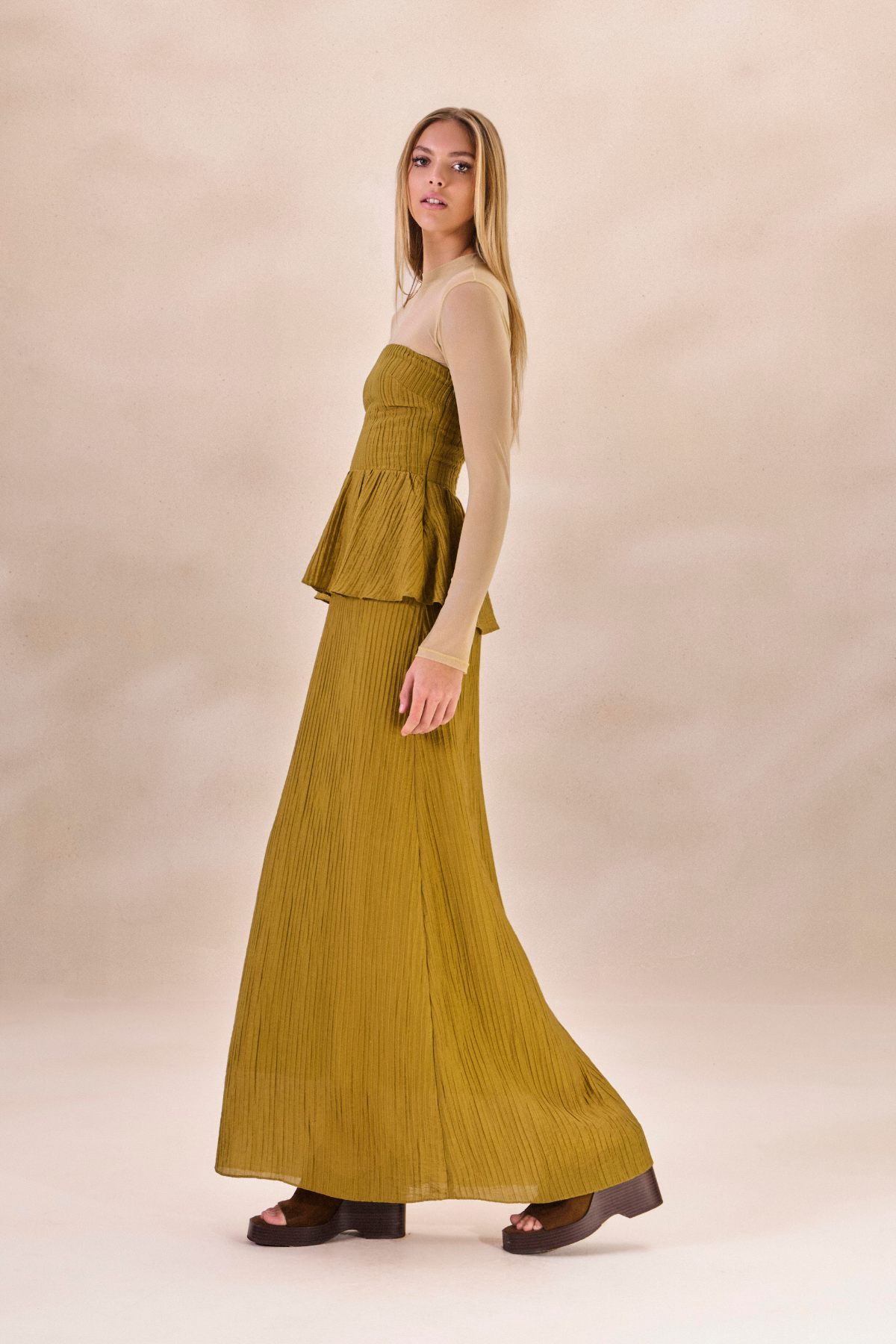Vestido Lastéx Nadine Verde Alecrim