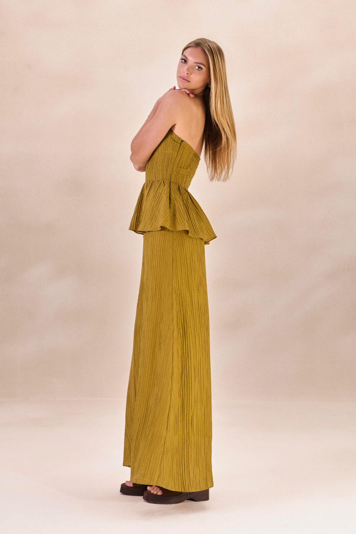 Vestido Lastéx Nadine Verde Alecrim