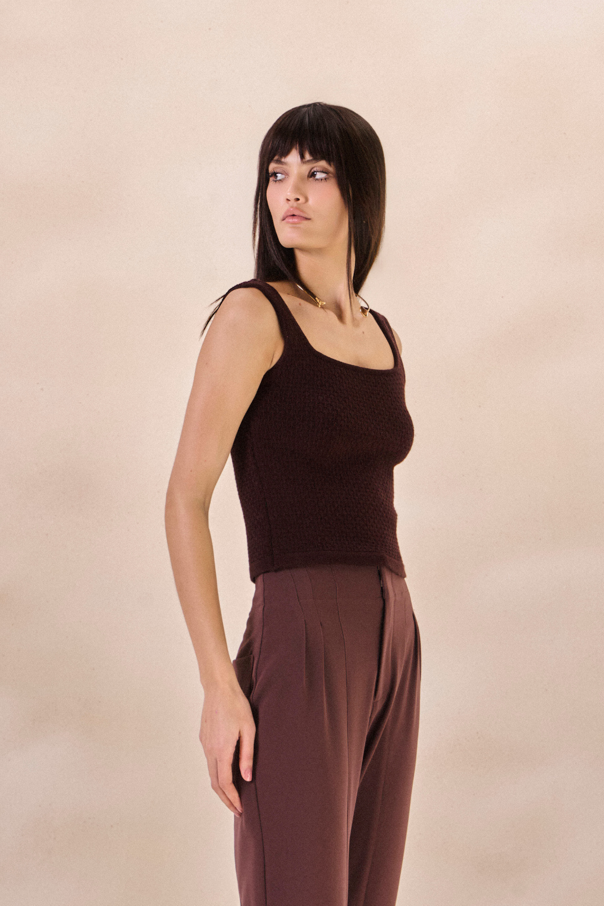 Regata Tricot Charlot Café