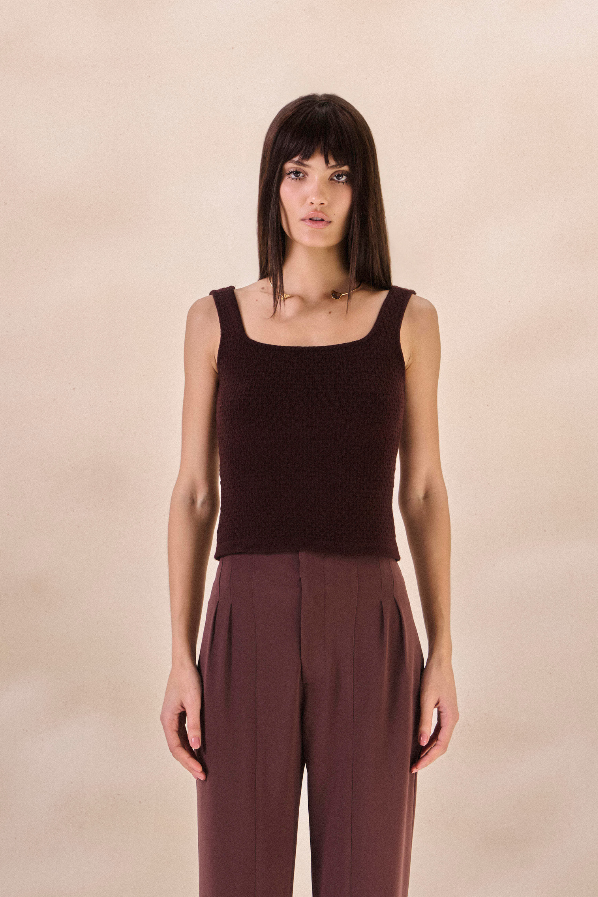 Regata Tricot Charlot Café