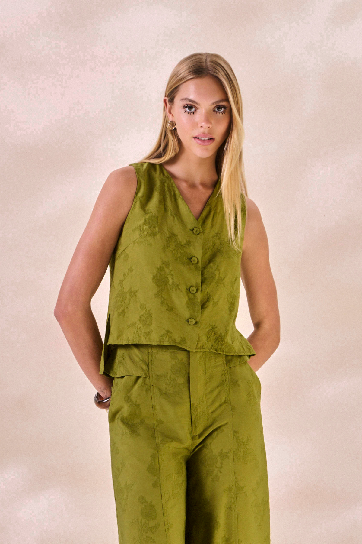 Regata Beatrice Verde Alecrim