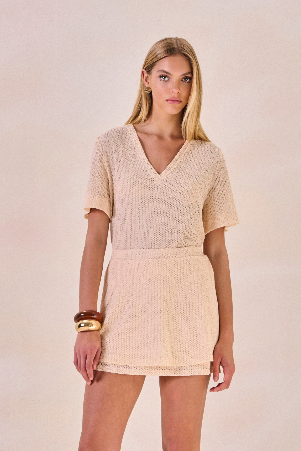 Blusa Biena Areia