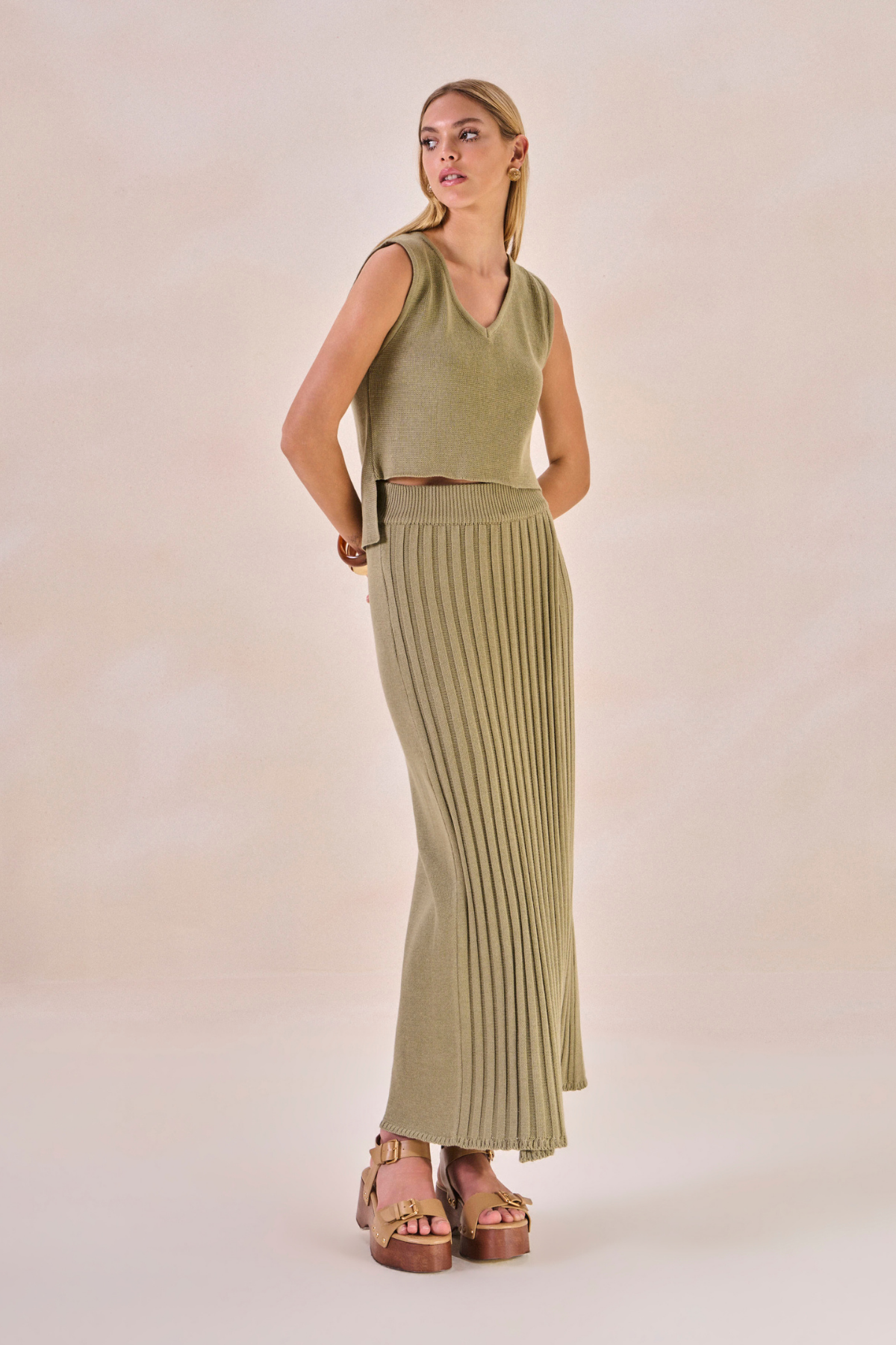 Saia Tricot Manon Verde