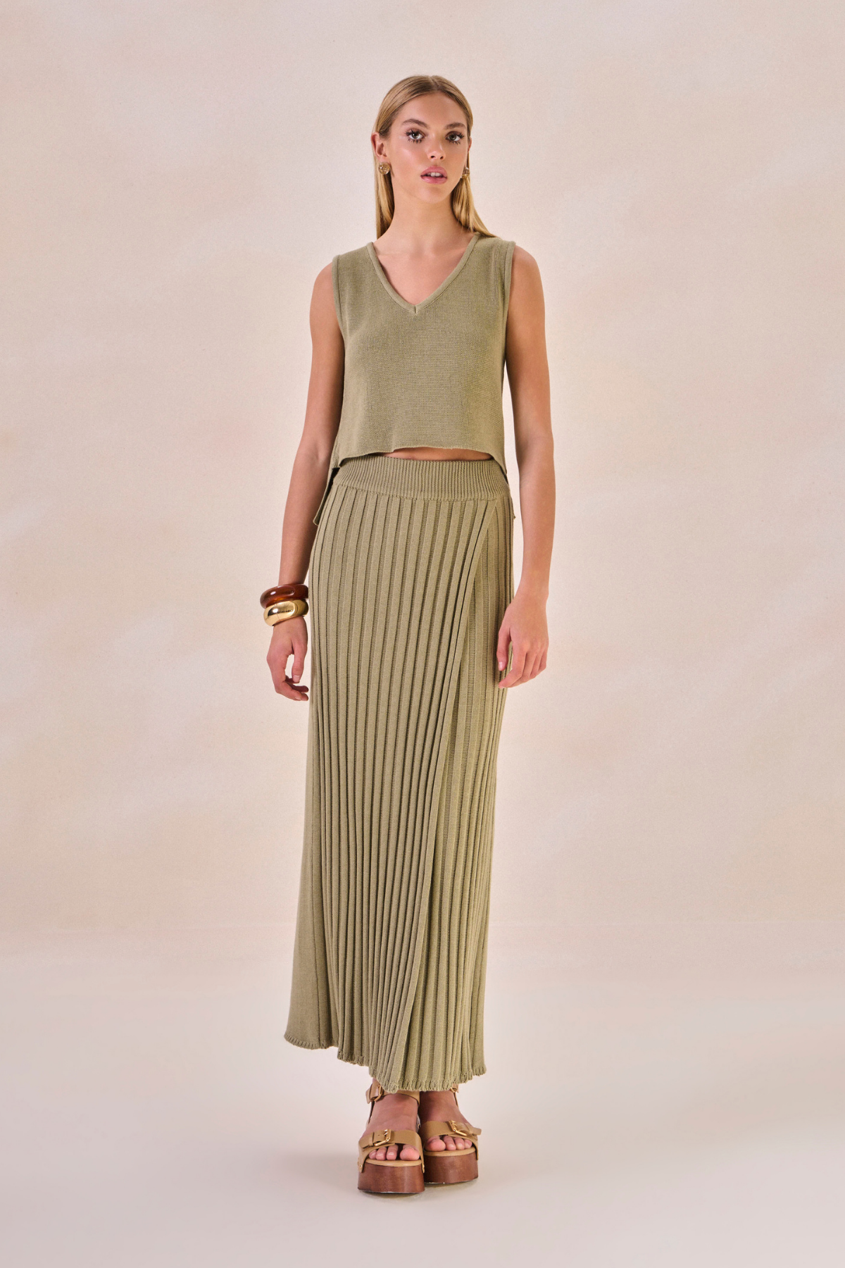 Saia Tricot Manon Verde