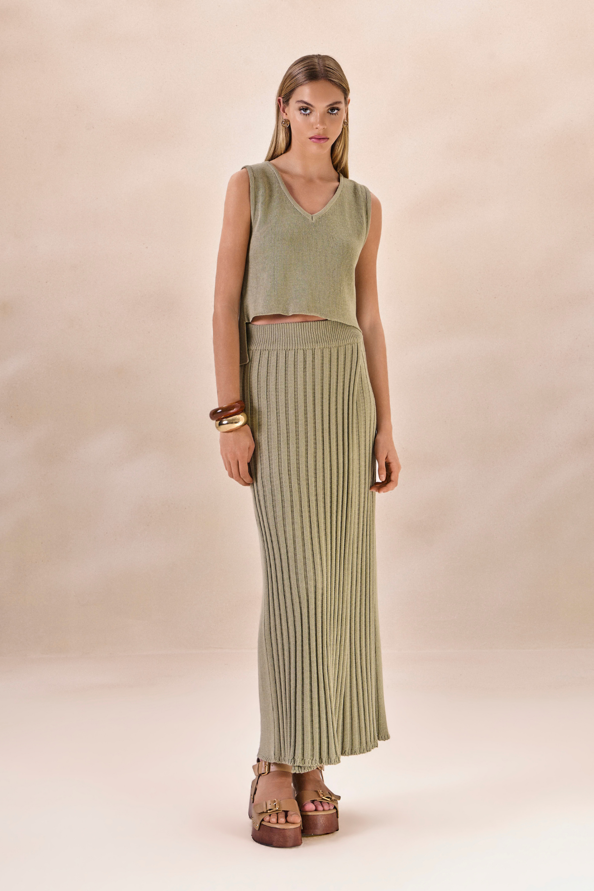 Saia Tricot Manon Verde