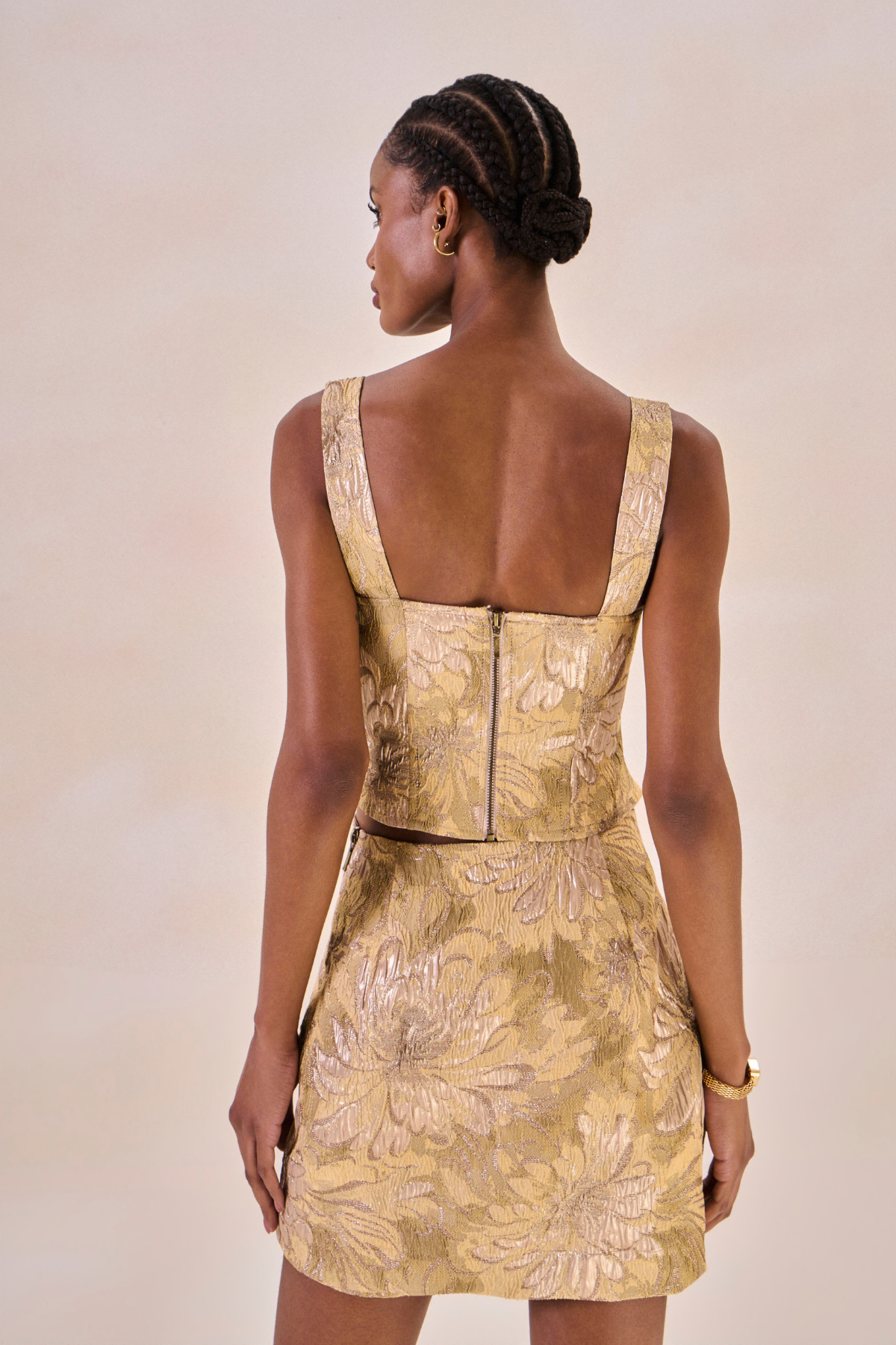 Corset Jacquard Angelique Bege