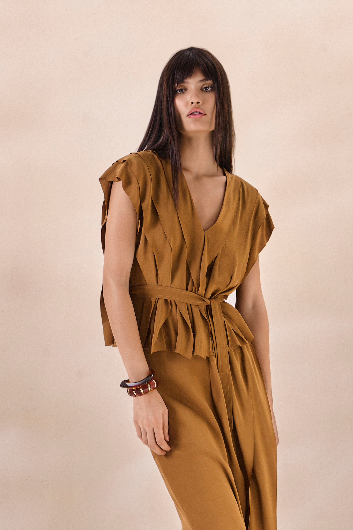 Blusa Waves Margot Demerara