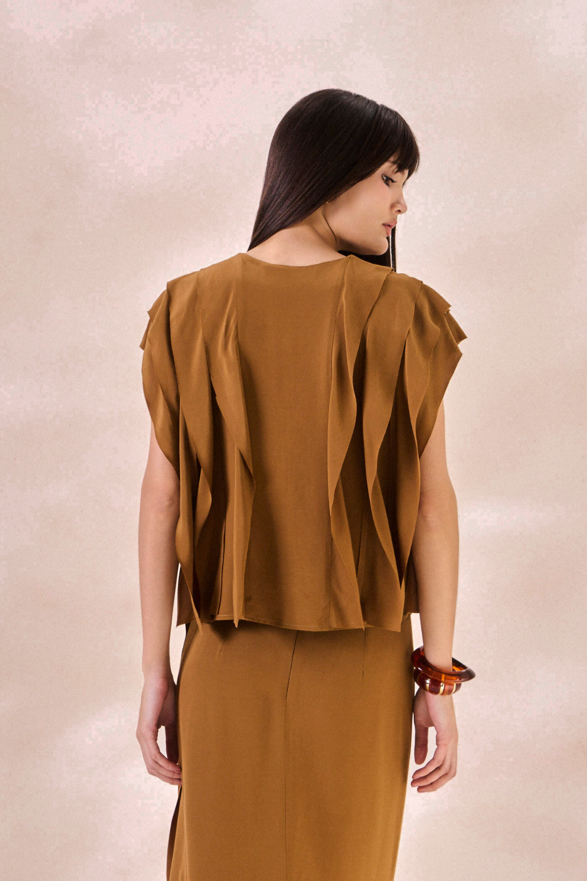 Blusa Waves Margot Demerara