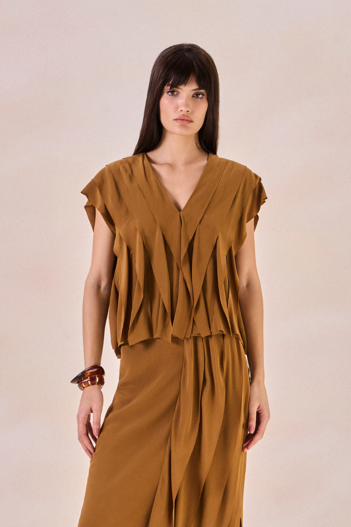 Blusa Waves Margot Demerara