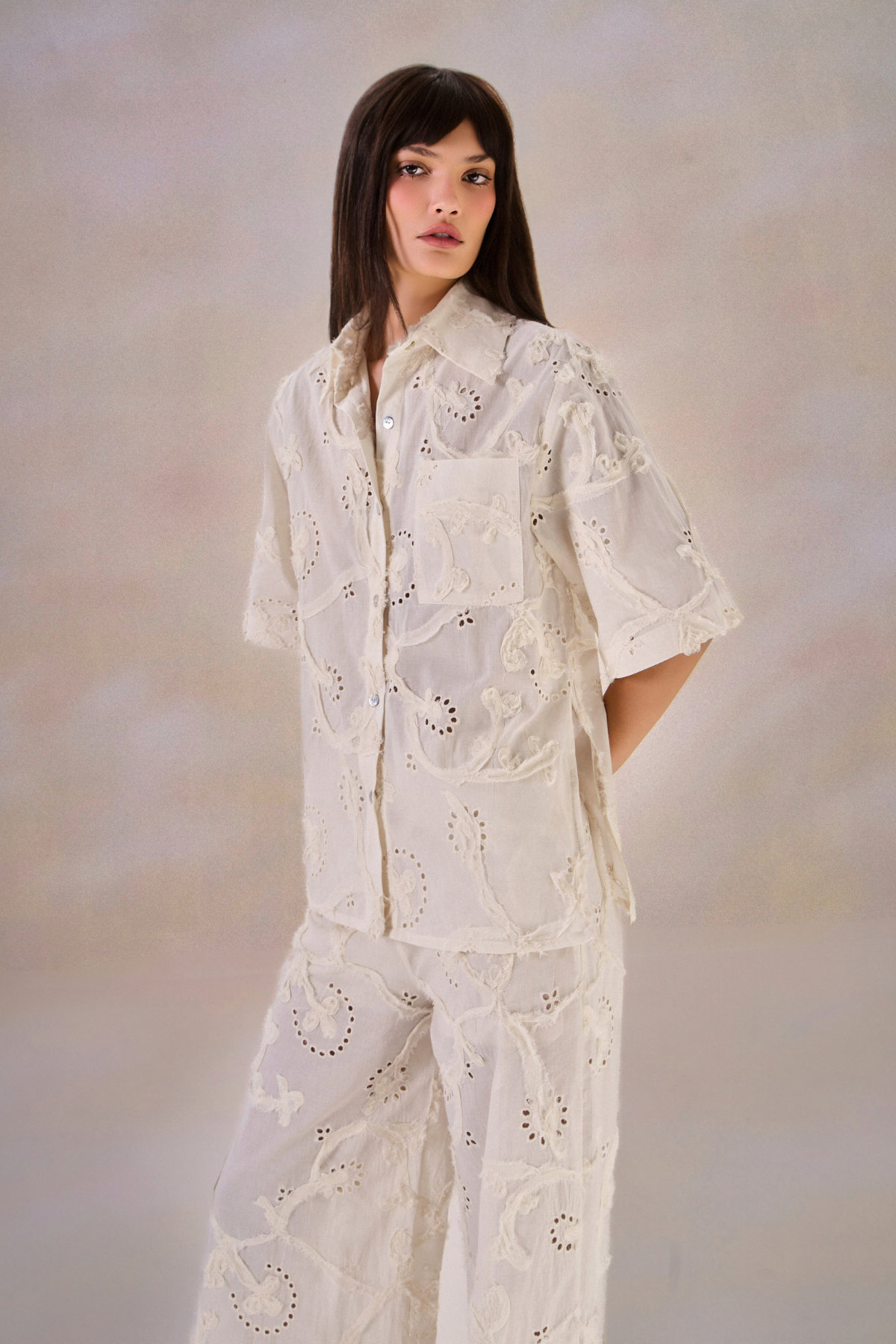 Camisa Laise Simone Off White
