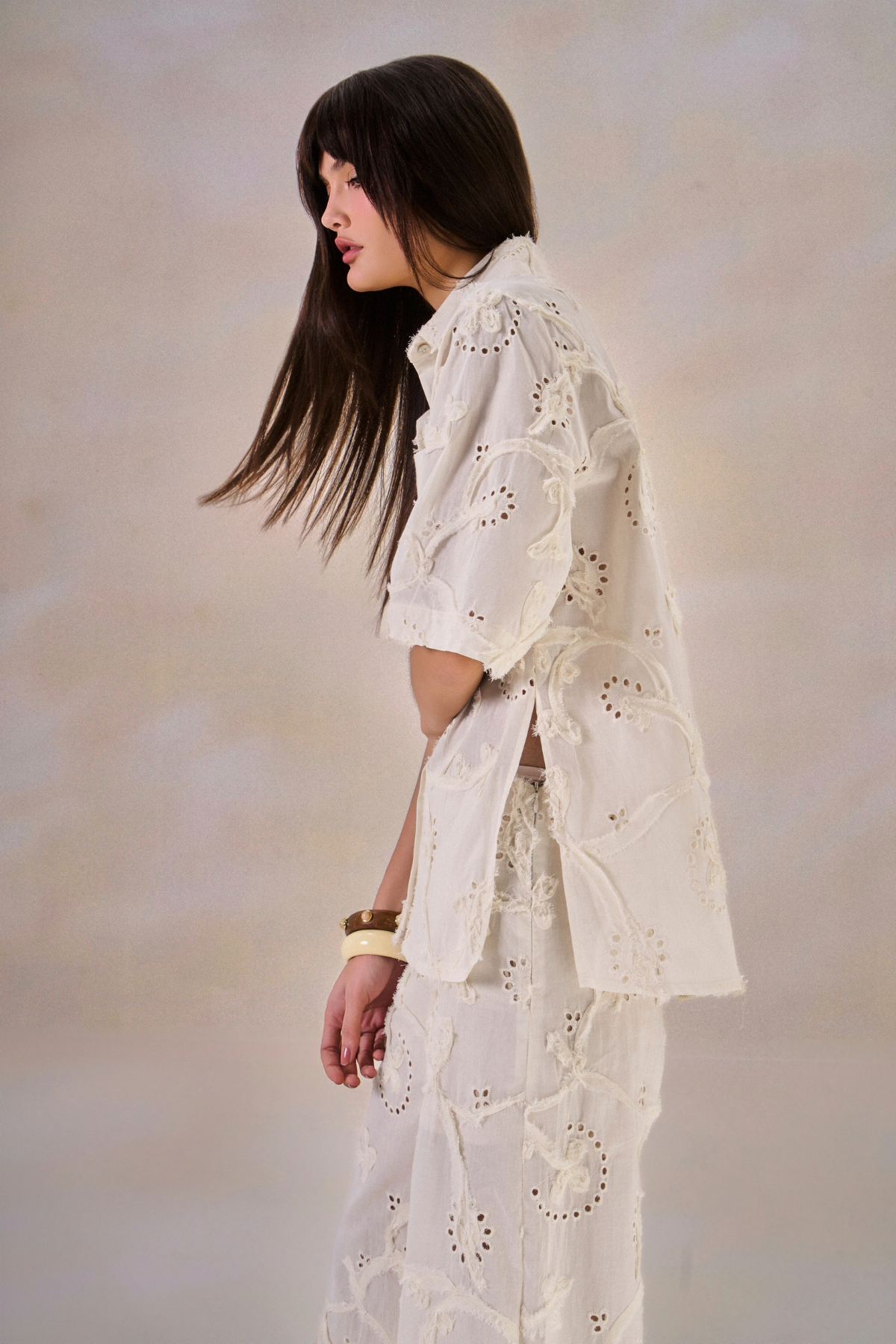 Camisa Laise Simone Off White