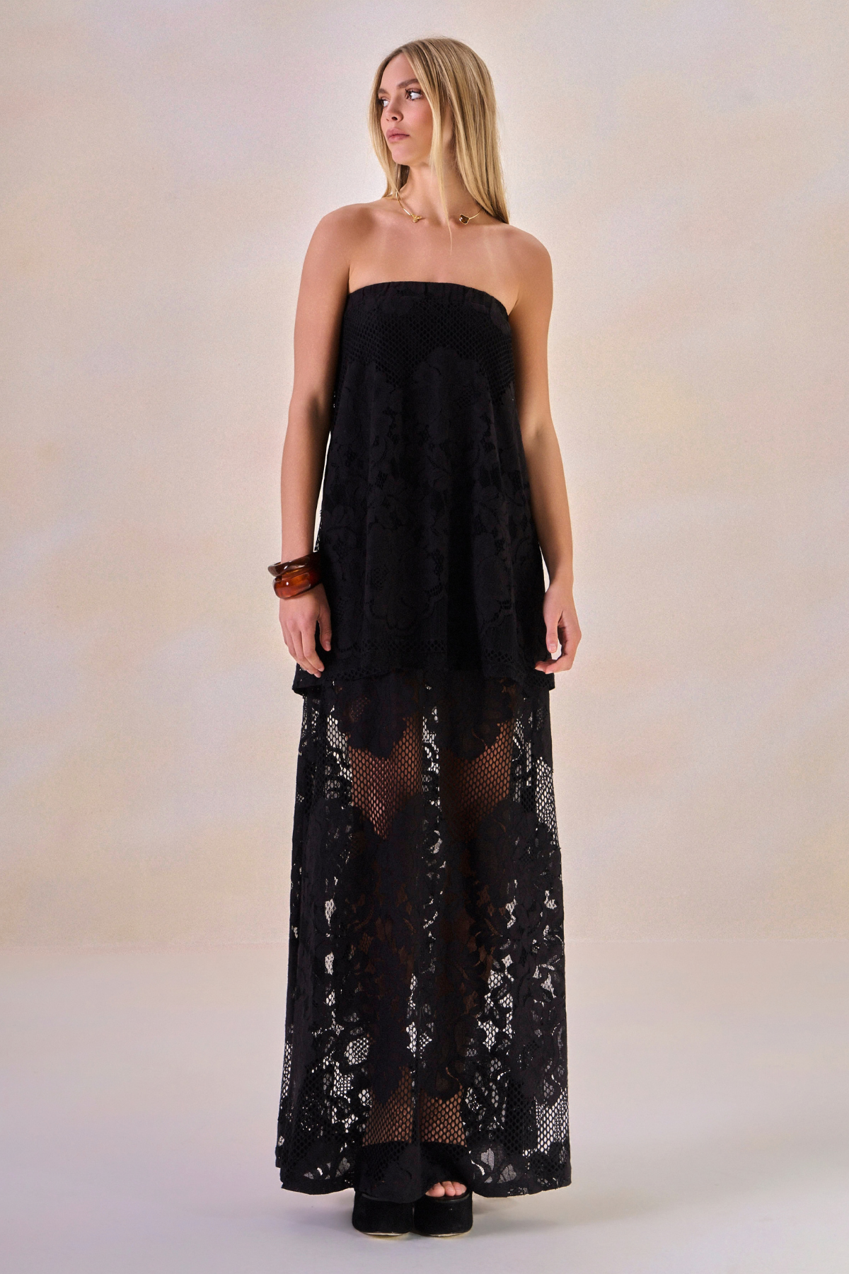 Vestido Renda Carinne Preto