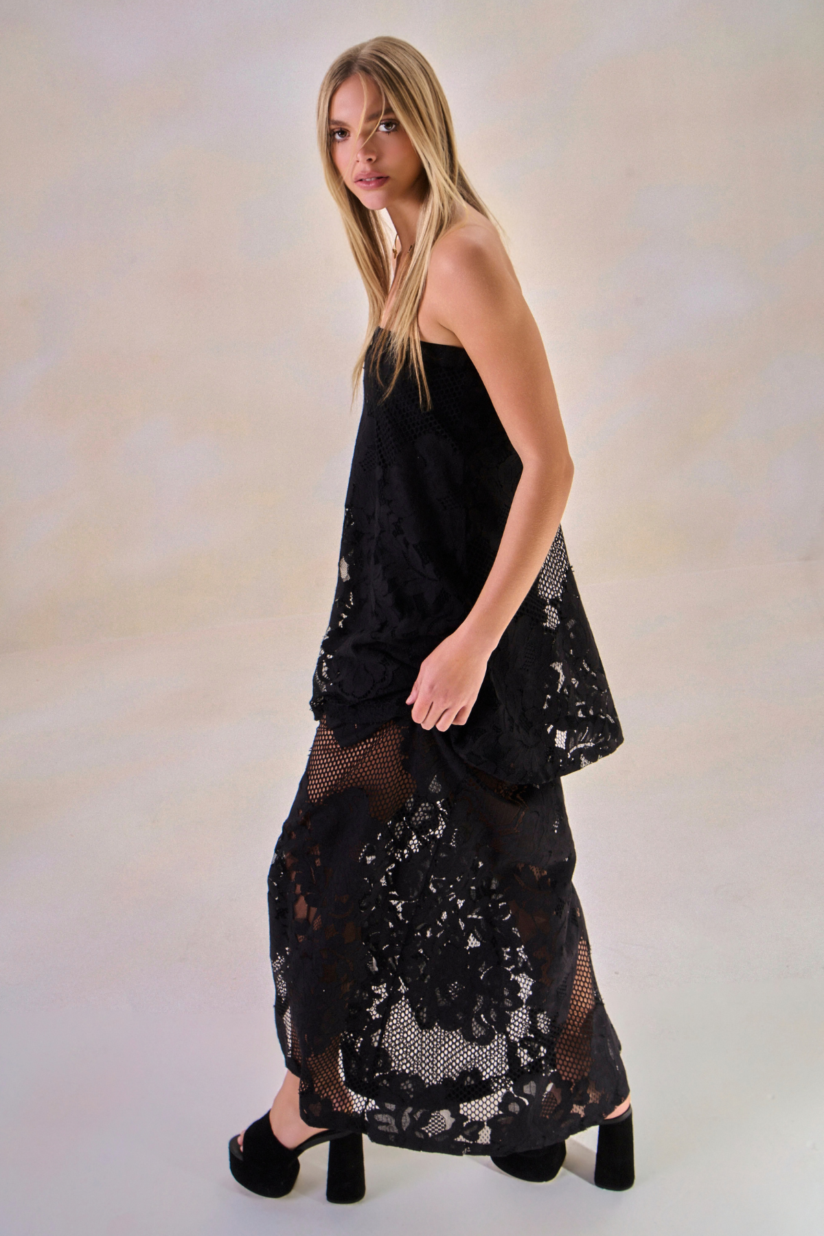 Vestido Renda Carinne Preto