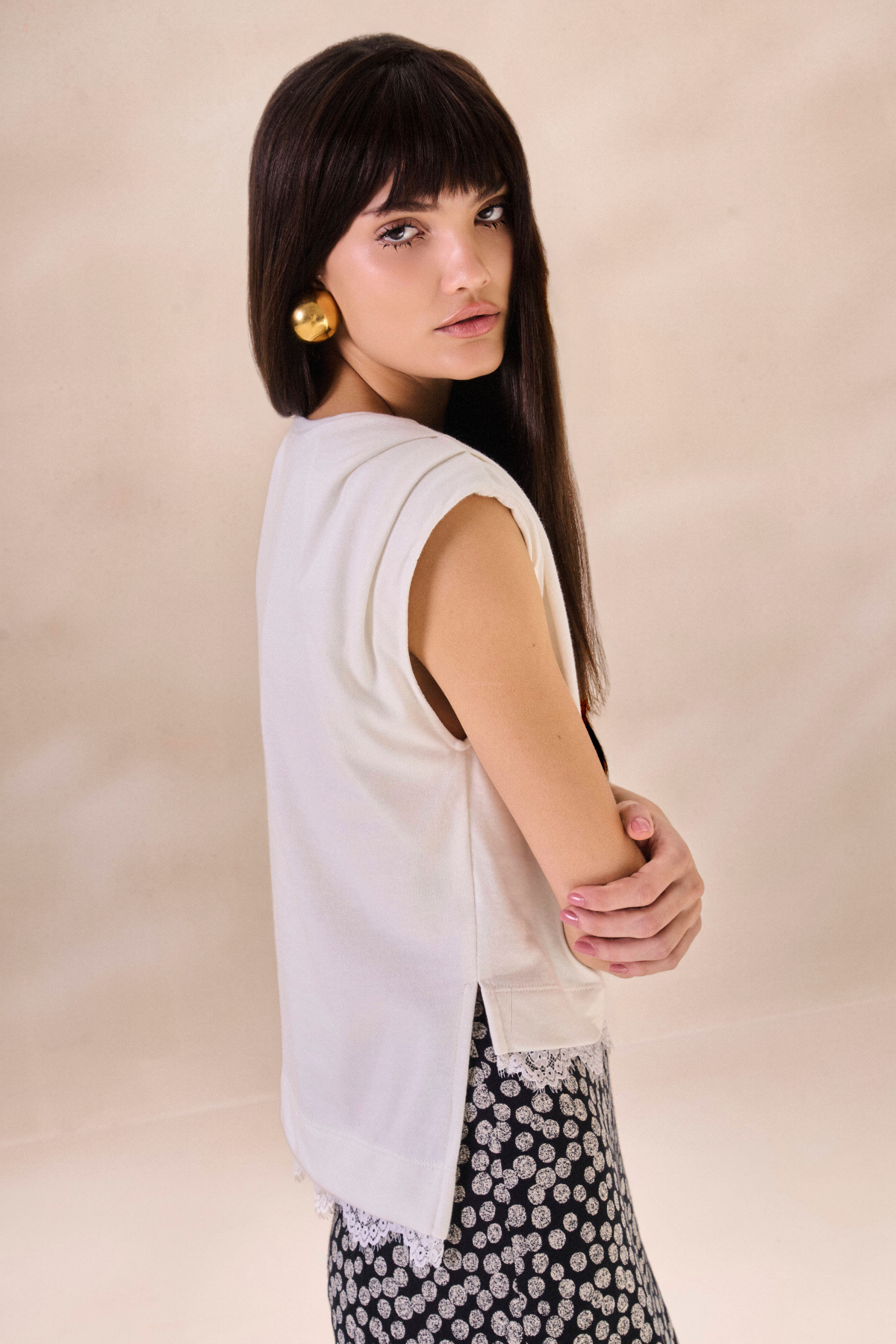 Regata Malha Adrienne Off White