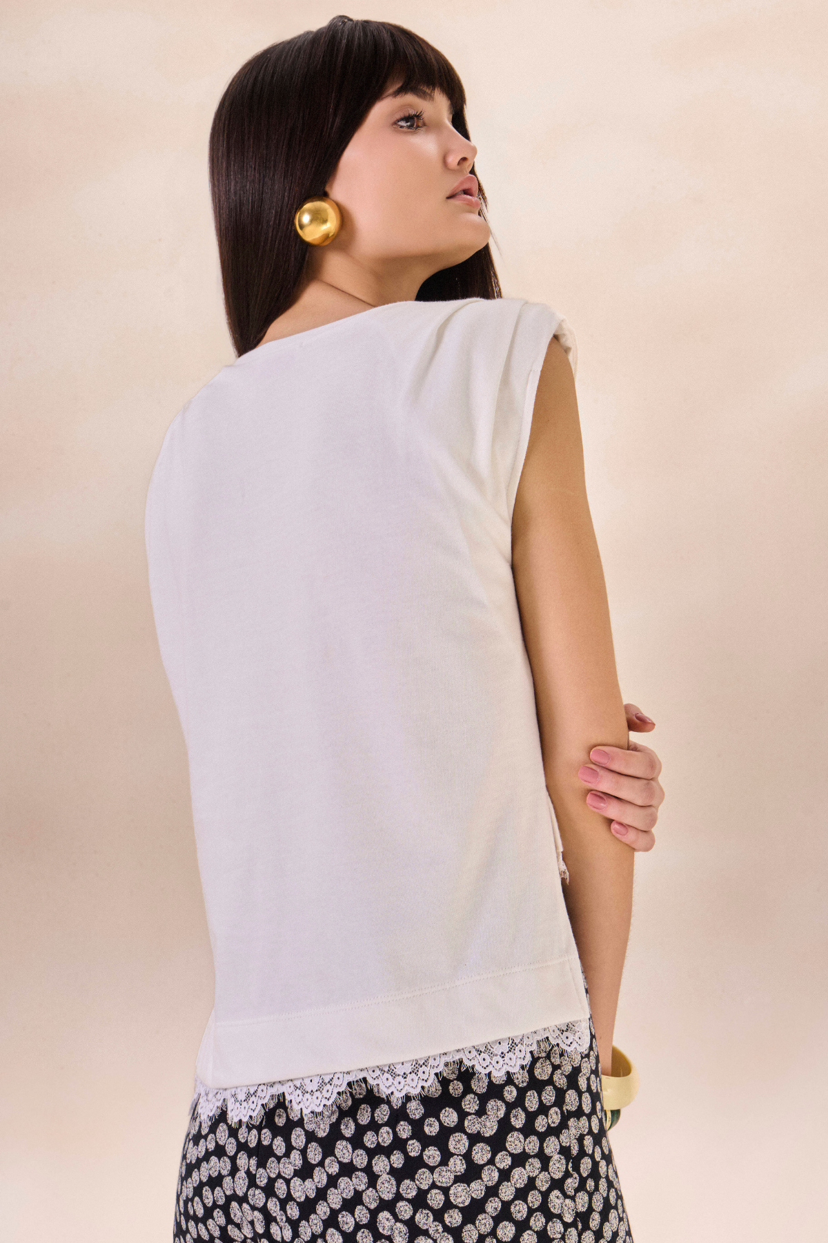 Regata Malha Adrienne Off White