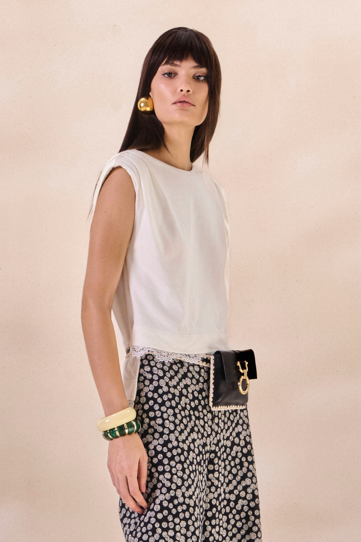 Regata Malha Adrienne Off White