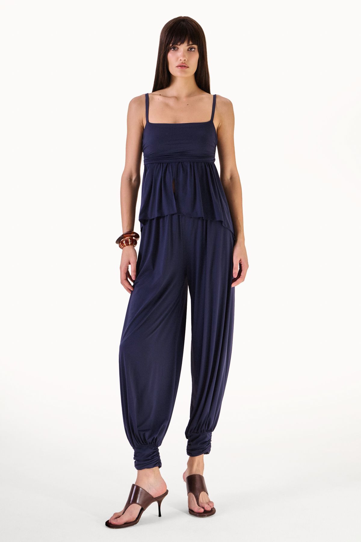 Calça Amelie Azul Maré