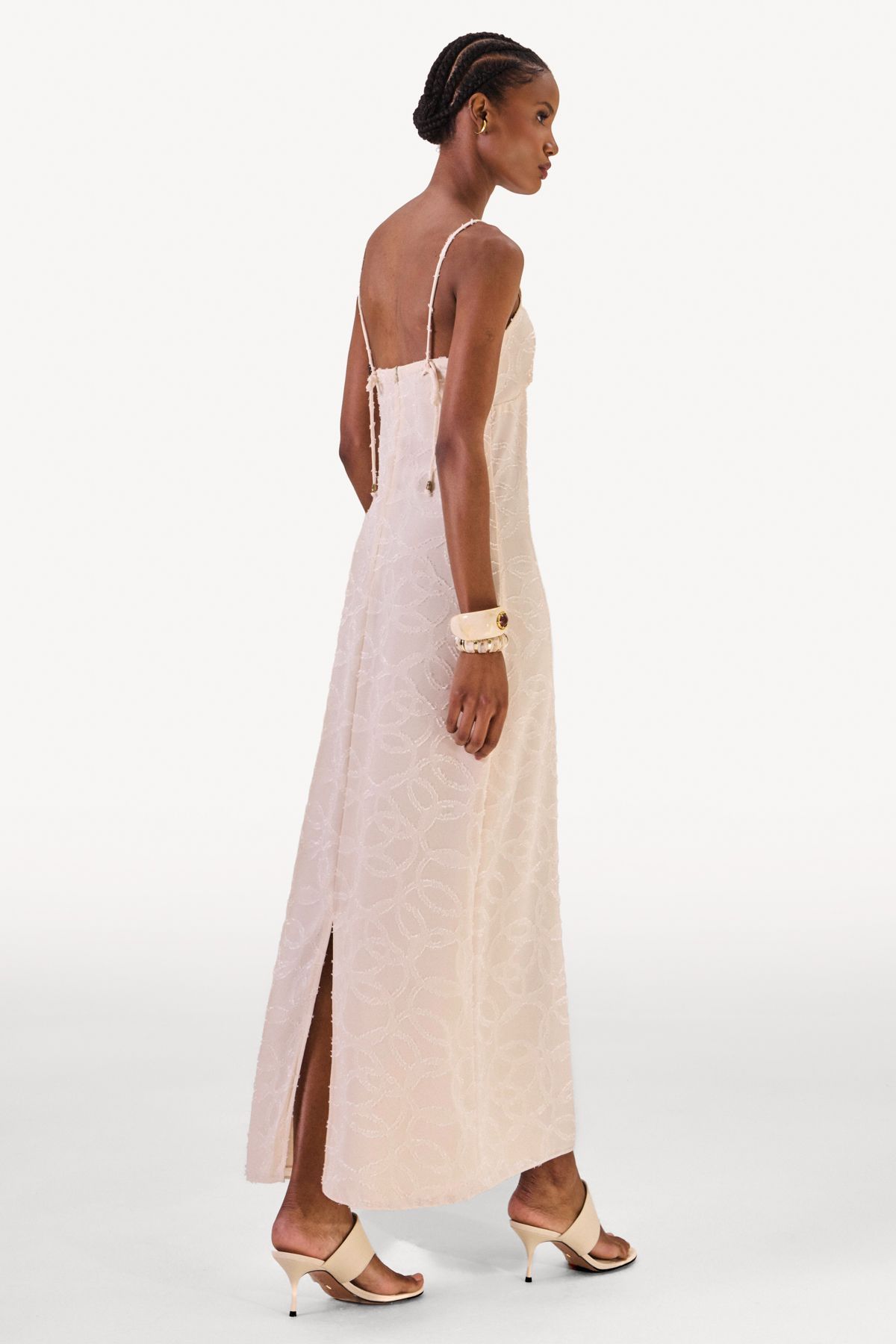 Vestido Devorê Nanci Off White