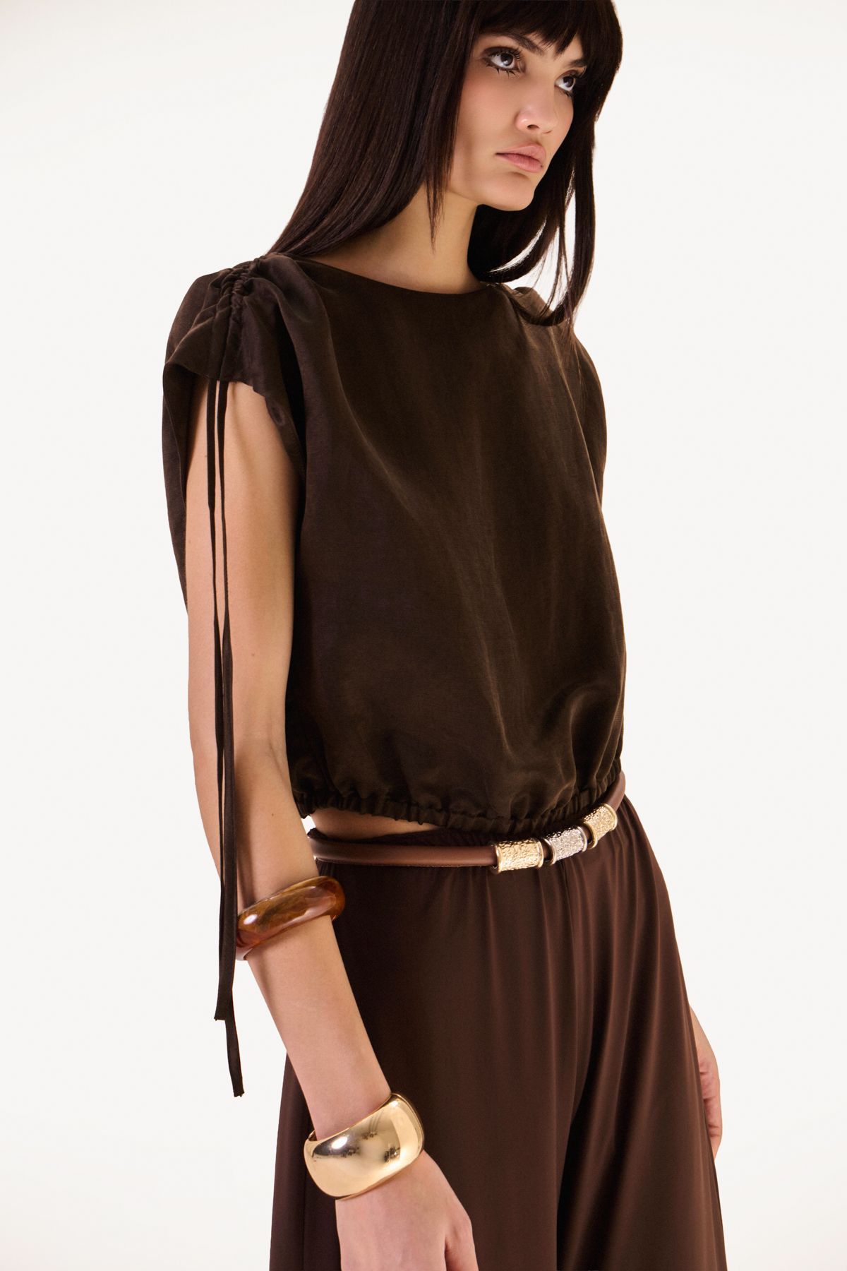 Blusa Dominique Café