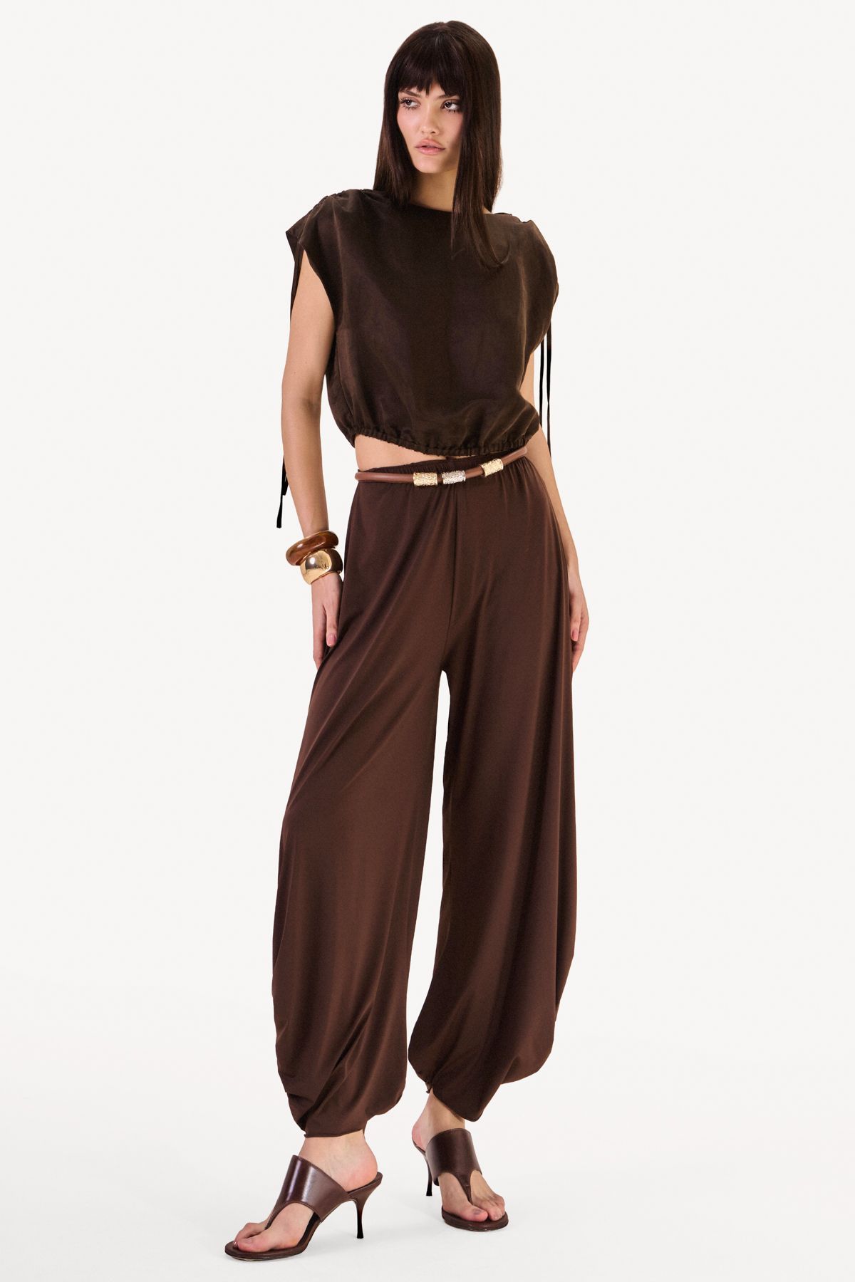 Blusa Dominique Café