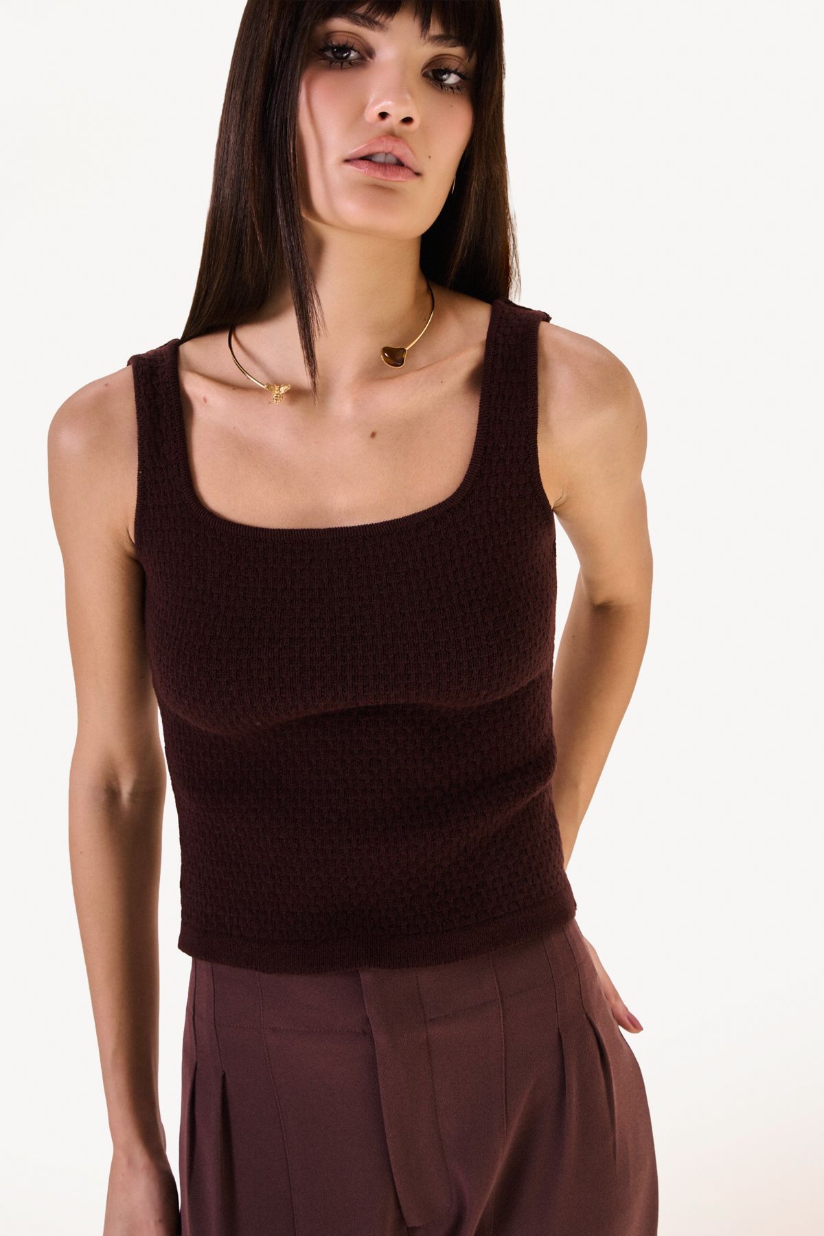 Regata Tricot Charlot Café