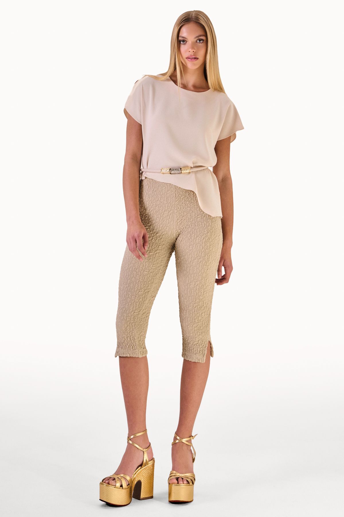 Calça Corsário Brigitte Verde Pistache