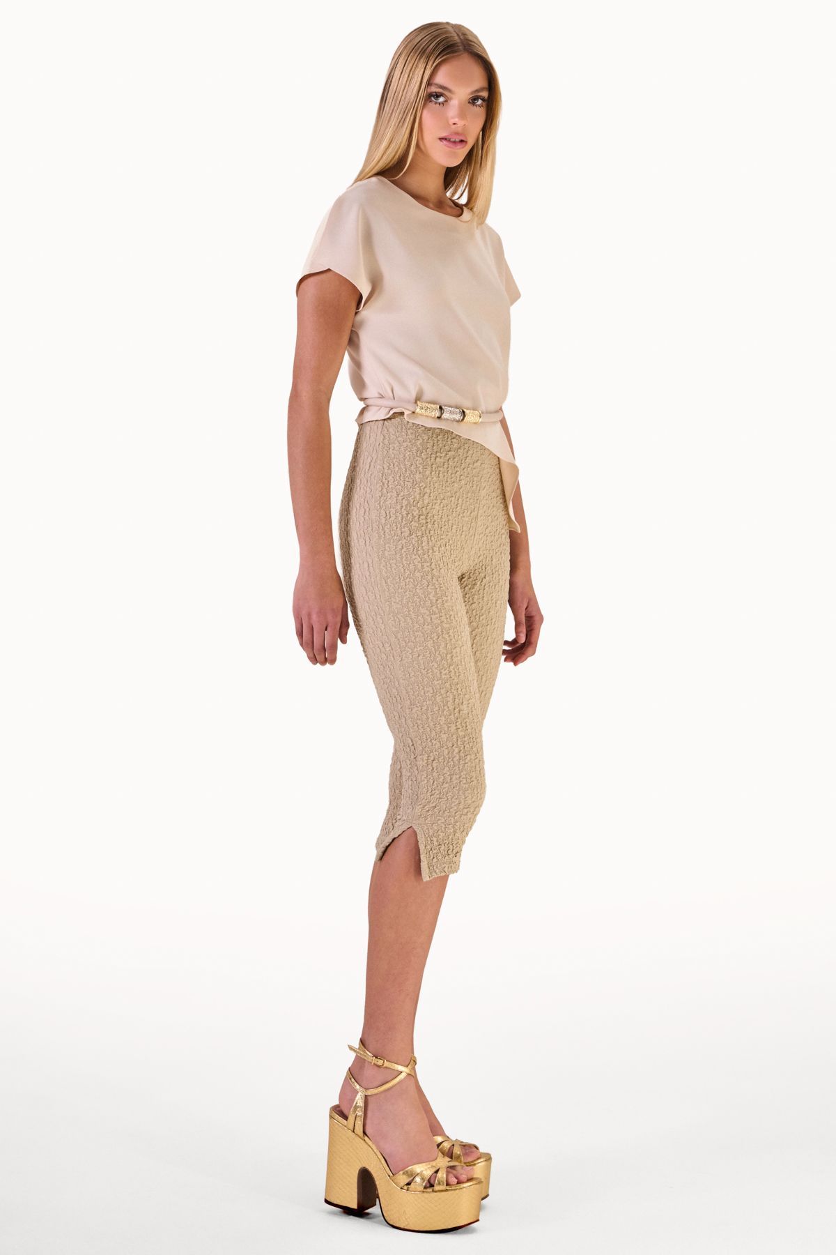 Calça Corsário Brigitte Verde Pistache