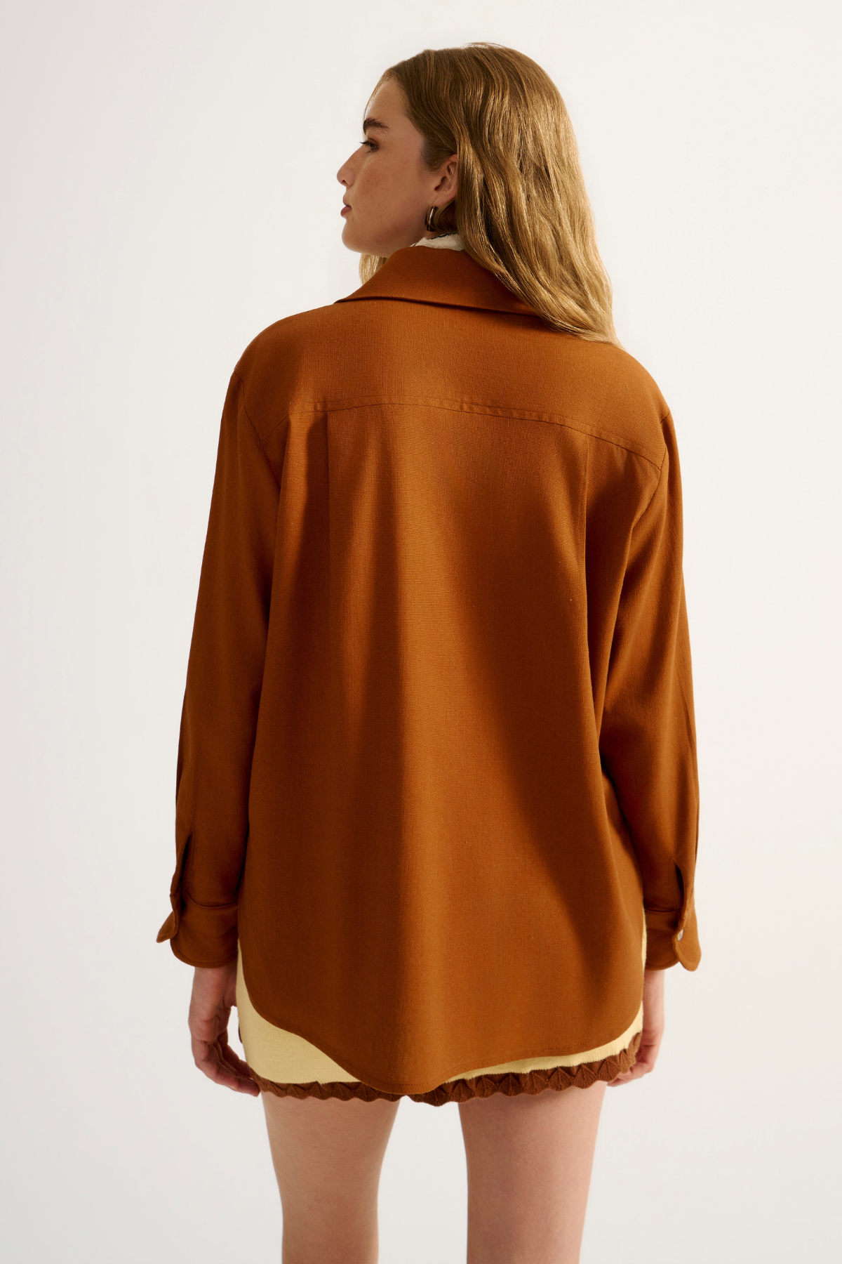 Camisa Linho Citrino Marrom