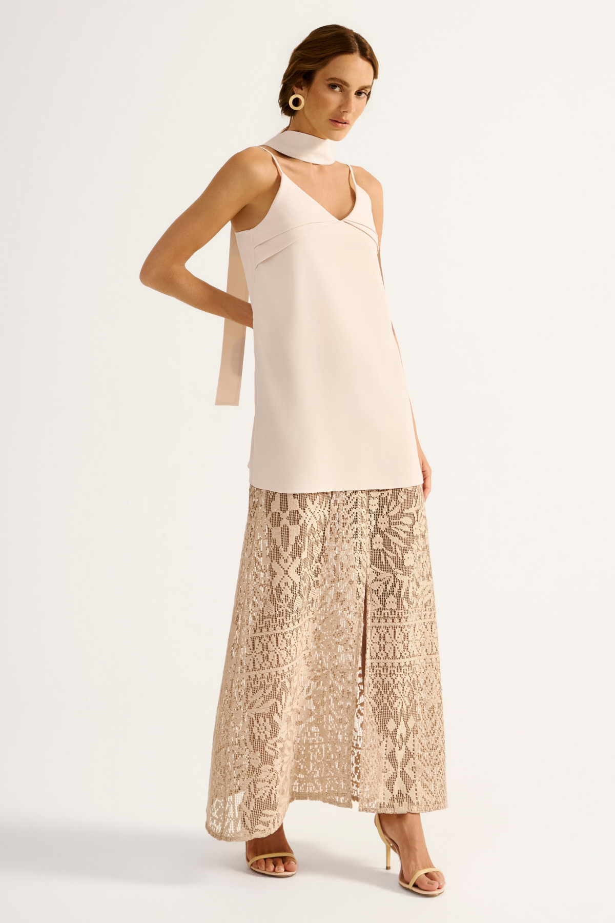 Vestido Mix Quartzo Off White