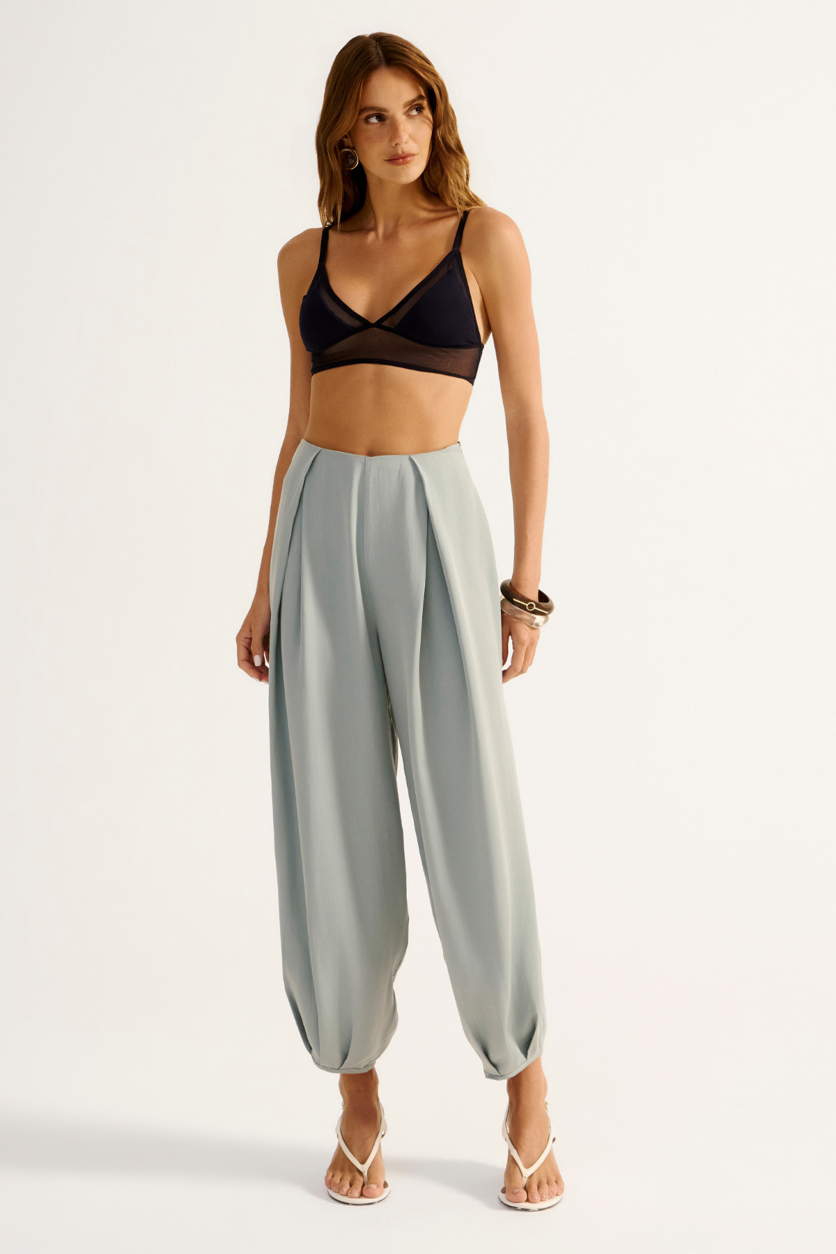 Calça Lyocel Garnet Azul