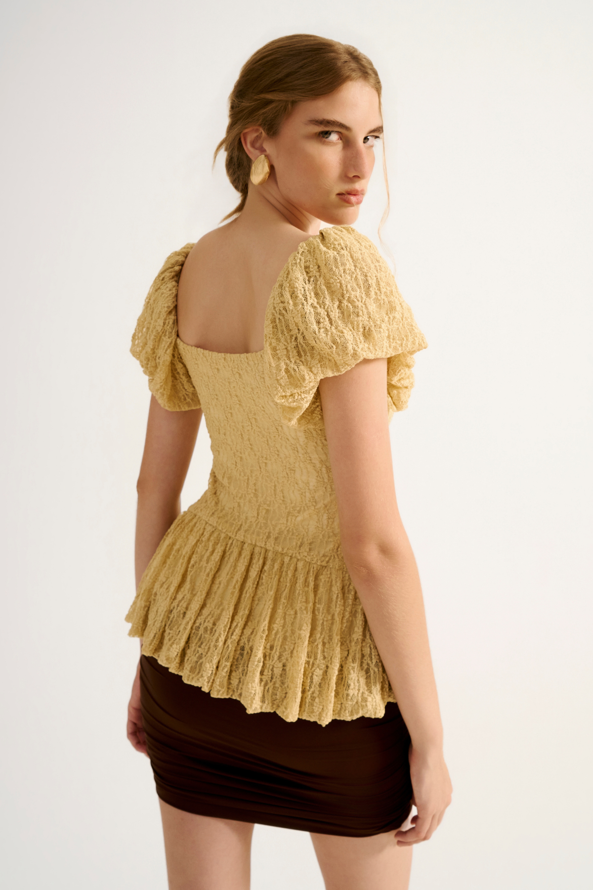 Blusa Renda Rubi Amarelo