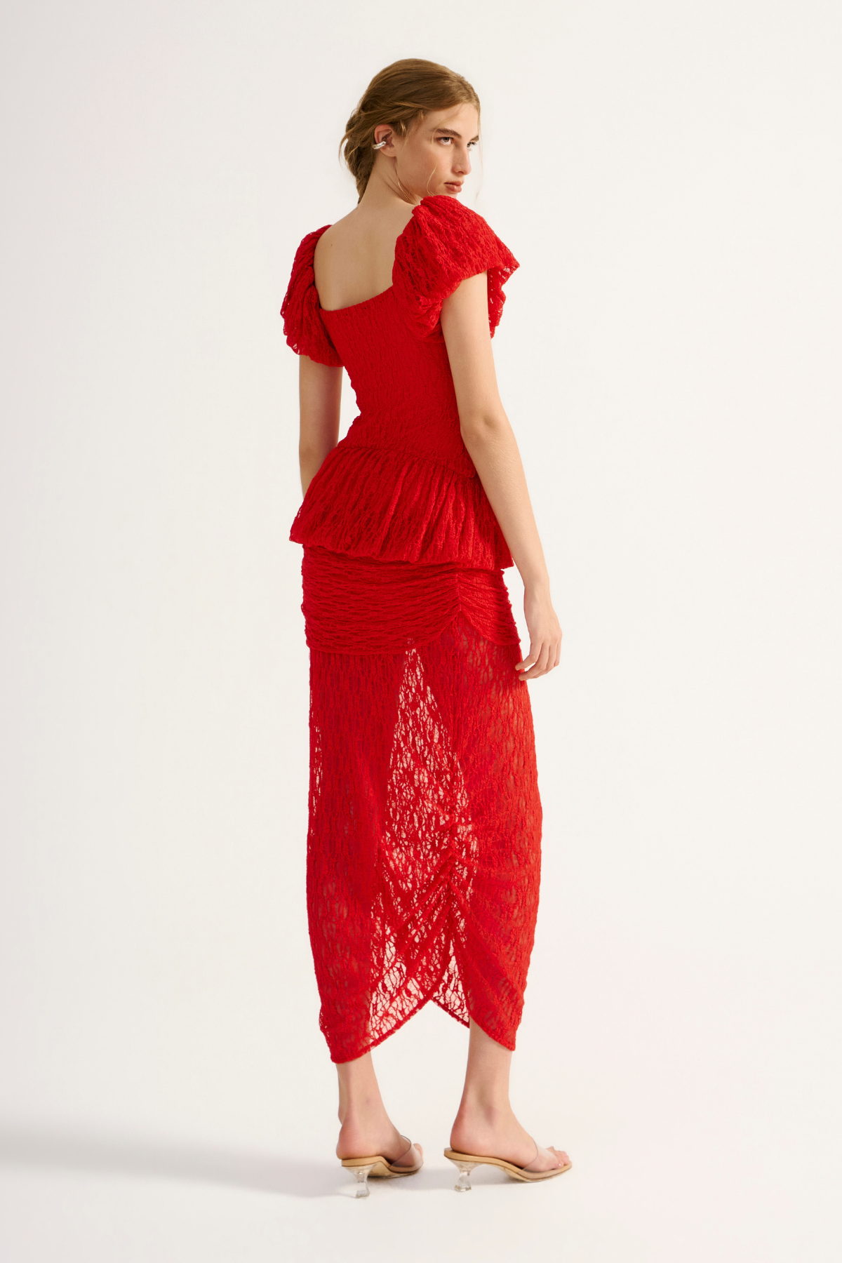 Blusa Renda Rubi Vermelho