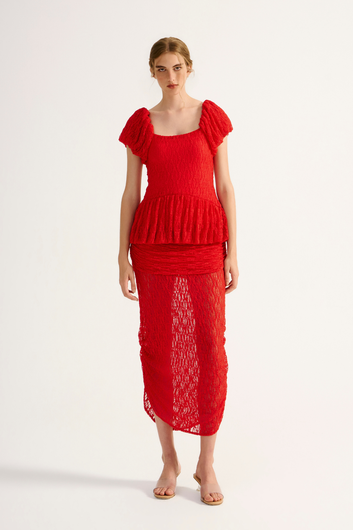 Blusa Renda Rubi Vermelho