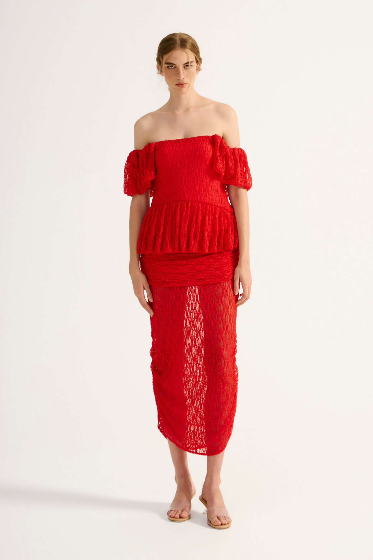 Blusa Renda Rubi Vermelho