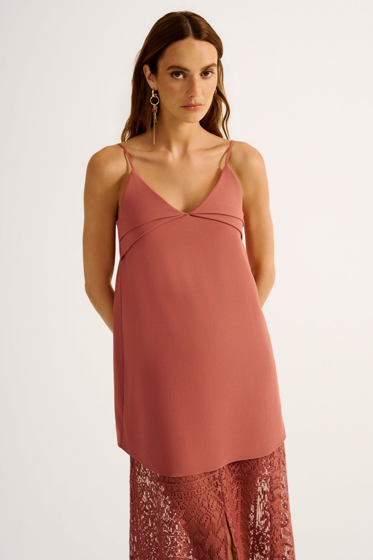 Vestido Mix Quartzo Rose