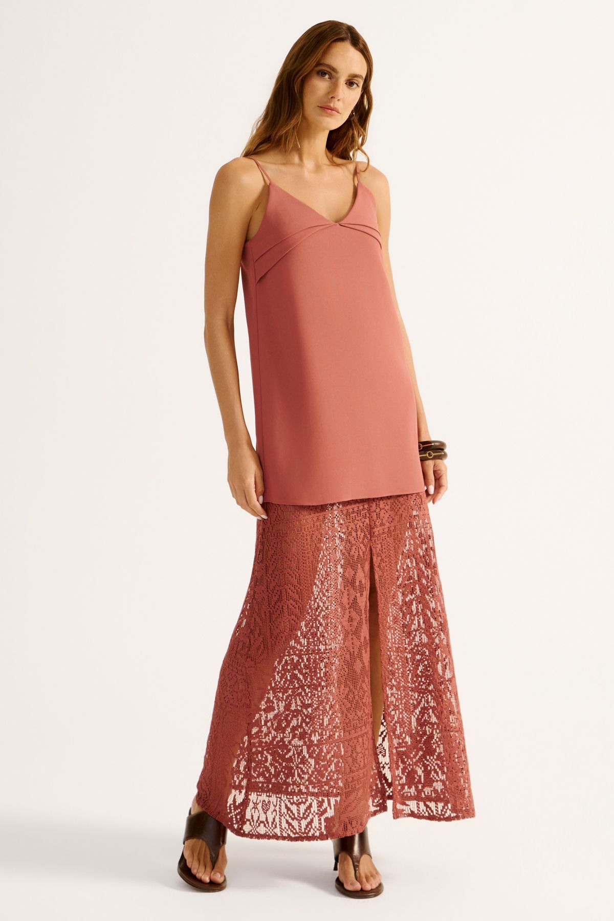 Vestido Mix Quartzo Rose