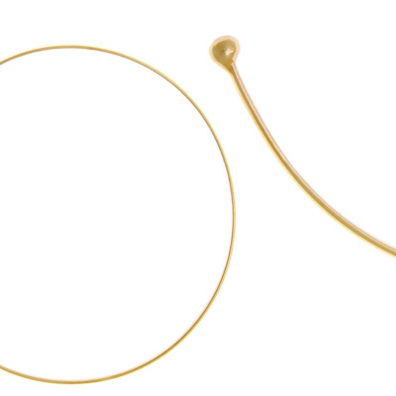 Choker Aro Redondo Dourado