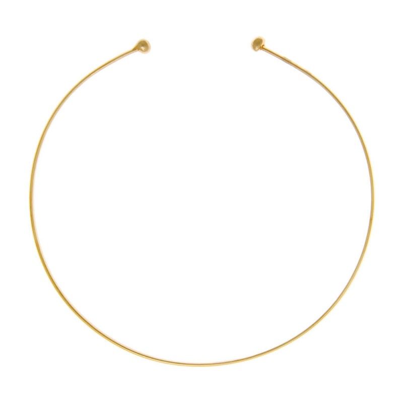 Choker Aro Redondo Dourado