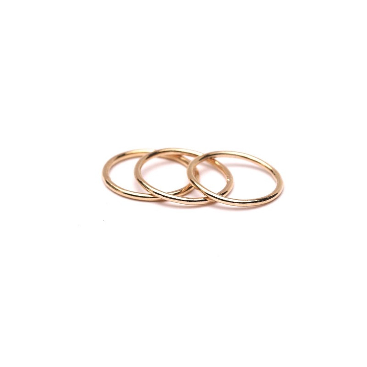 Kit Anéis Skinny Rings Dourado