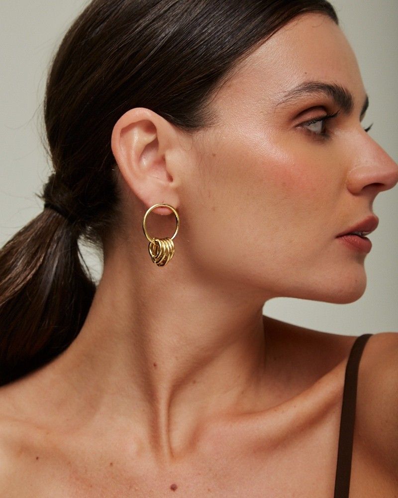 Brinco Entrelace Dourado