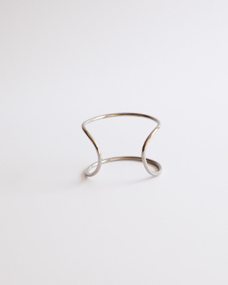 Bracelete Curva Bibi Prateado