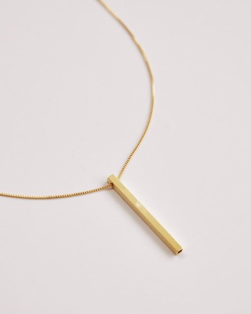 Colar Barra Dourado